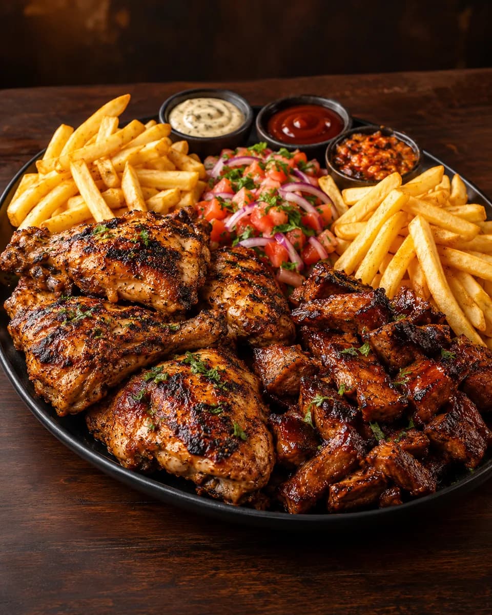 Chicken Platter from Sukari Burgers